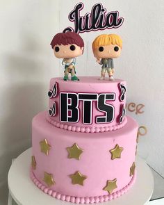 cumpleaños de BTS pastel