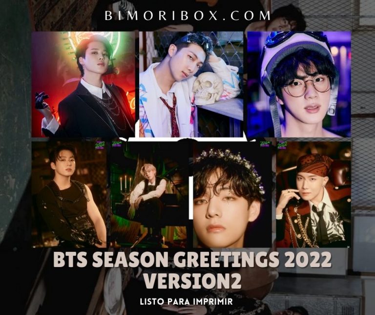 PHOTOCARDS BTS SEASON GREETINGS 2022 FANMADE
