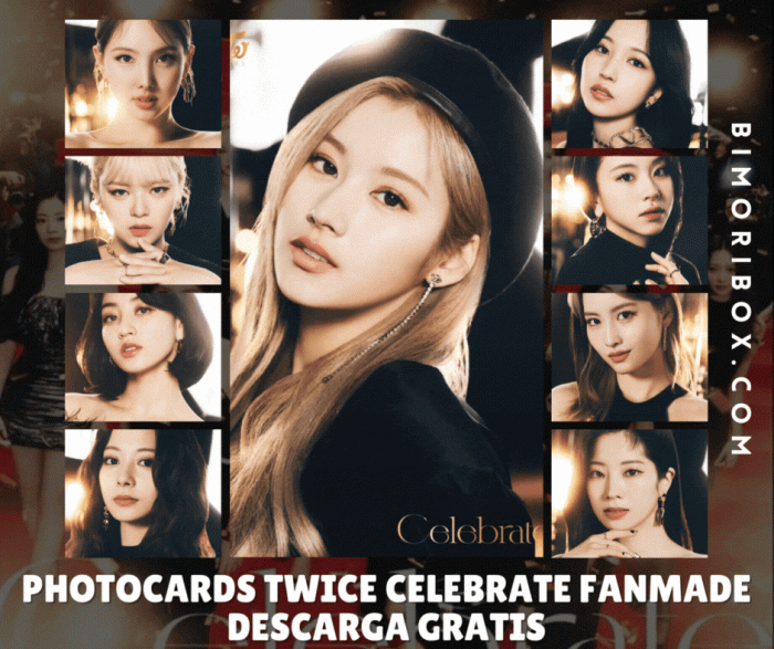 PHOTOCARDS TWICE CELEBRATE FANMADE DESCARGA GRATIS