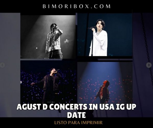 AGUST D CONCERTS IN USA IG UP DATE DESCARGA
