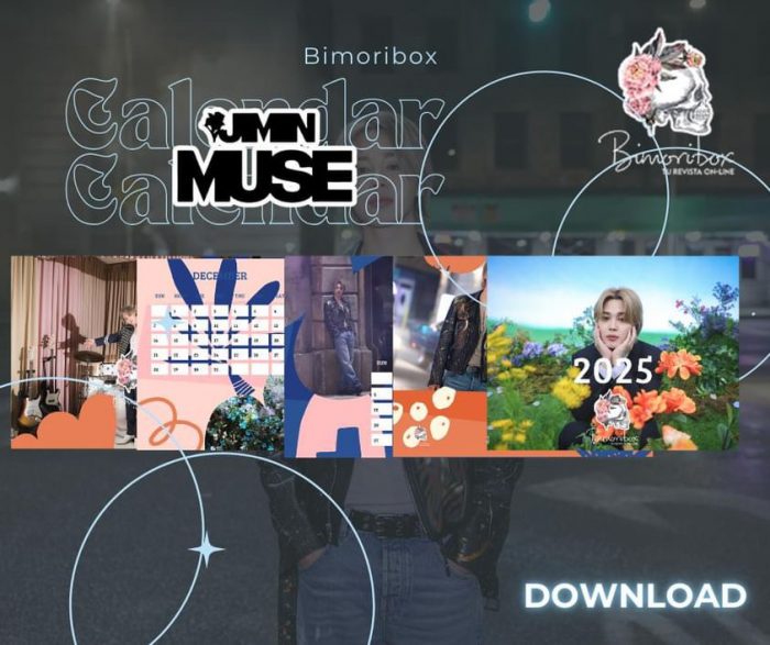 JIMIN MUSE CALENDARIO 2025 VERSIÓN PRO DESCARGA