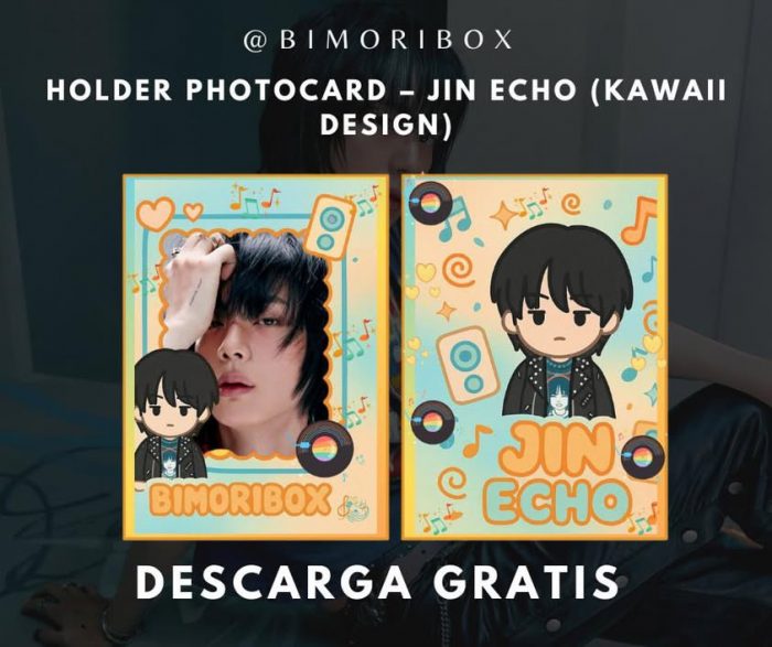 Holder Photocard Kawaii – JIN ECHO  (BIMORIBOX)