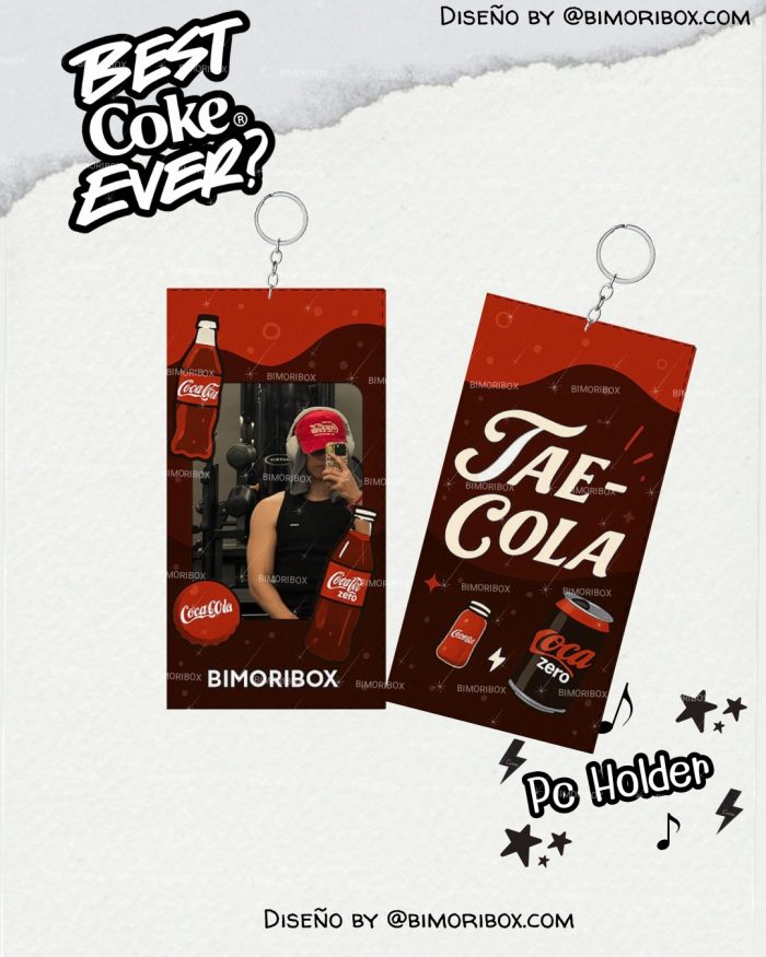 KIM TAEHYUNG X COCA COLA PHOTO HOLDER FANAMDE GRATIS