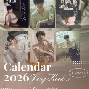 JEON JUNGKOOK ELLE KOREA CALENDARIO FANMADE