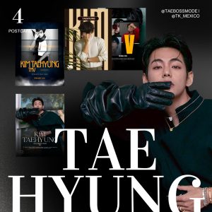 KIM TAEHYUNG | POSTALES FANMADE MOOD DARK