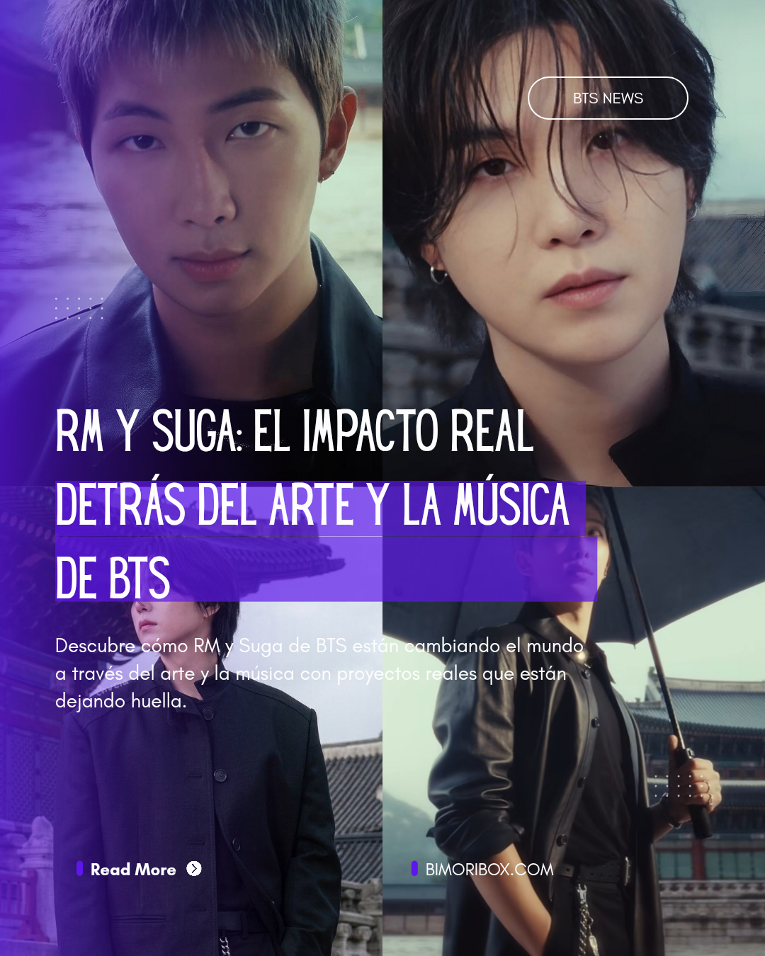 RM y Suga: el impacto real detrás del arte y la música de BTS