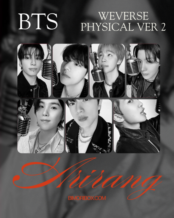 BTS “ARIRANG” | Weverse Physical Ver. White — PHOTOCARDS SCAN FANMADE