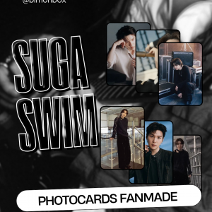 SUGA SWIM COLLECTION — PHOTOCARDS FANMADE ✨🖤