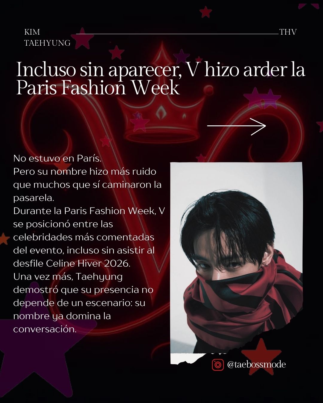 Incluso sin aparecer, V hizo arder la Paris Fashion Week