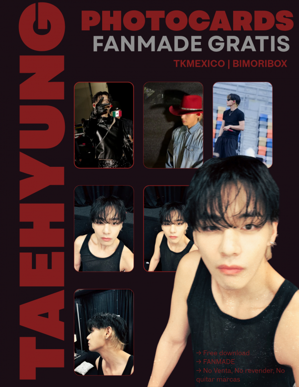 TAEKOOK COLLECTION | TAEHYUNG EN MÉXICO PHOTOCARDS FANMADE GRATIS