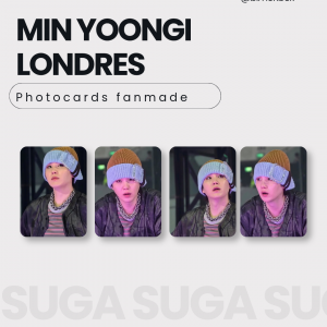 MIN YOONGI IN LONDON — PHOTOCARDS FANMADE GRATIS