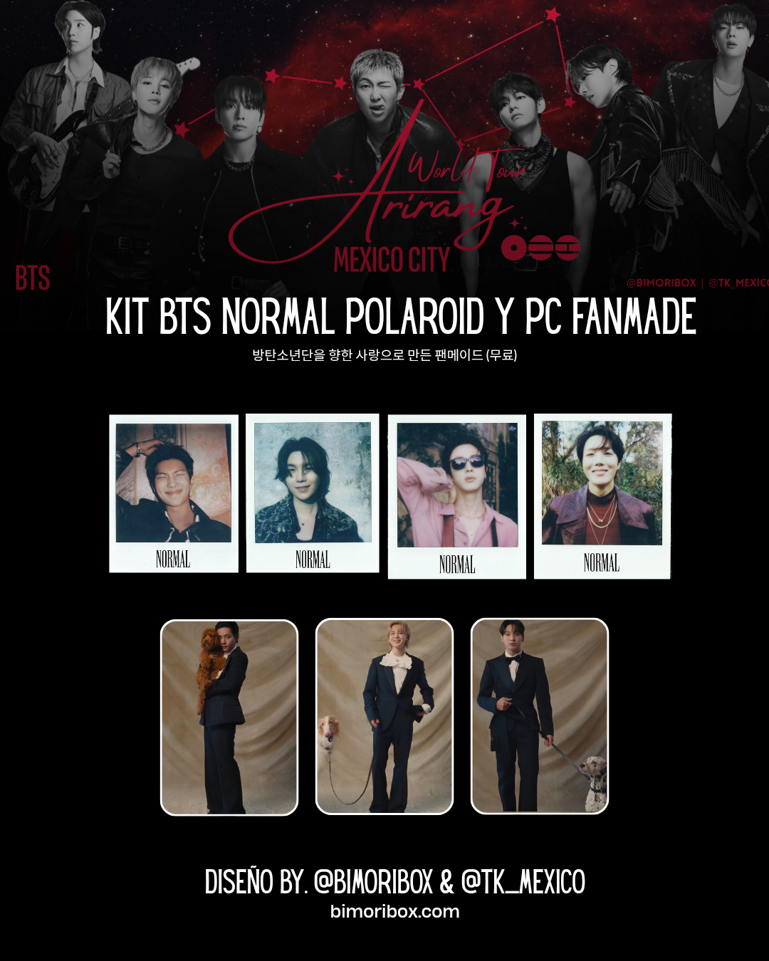 BTS "NORMAL" MV KIT — FANMADE GRATIS