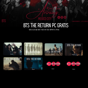 BTS: THE RETURN — PHOTOCARDS FANMADE GRATIS