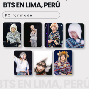 🇵🇪💜 BTS IN PERU | FANMADE PHOTOCARDS 💜🇵🇪